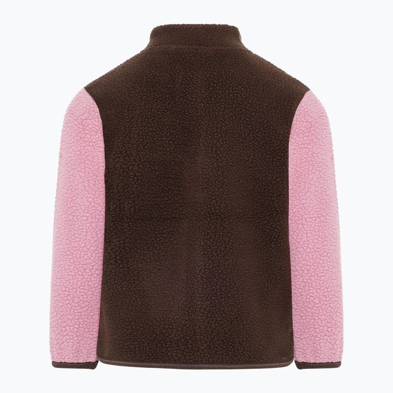 Bluza polarowa dziecięca Didriksons Anten 2 Fz oyster pink 2
