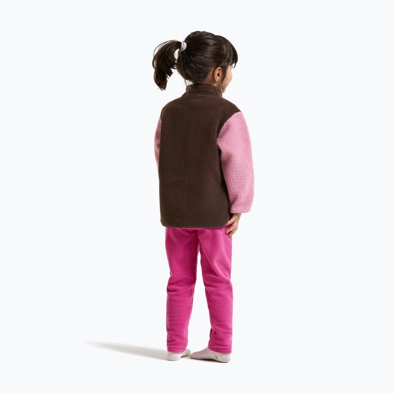 Bluza polarowa dziecięca Didriksons Anten 2 Fz oyster pink 5