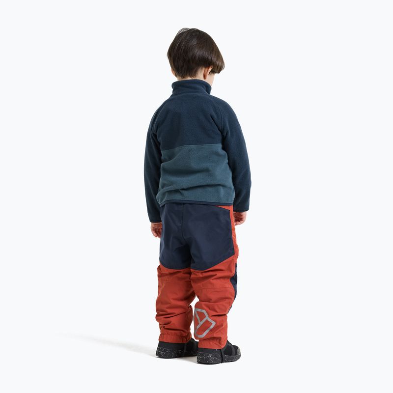 Bluza polarowa dziecięca Didriksons Monte 6 Half Button mountain blue 5