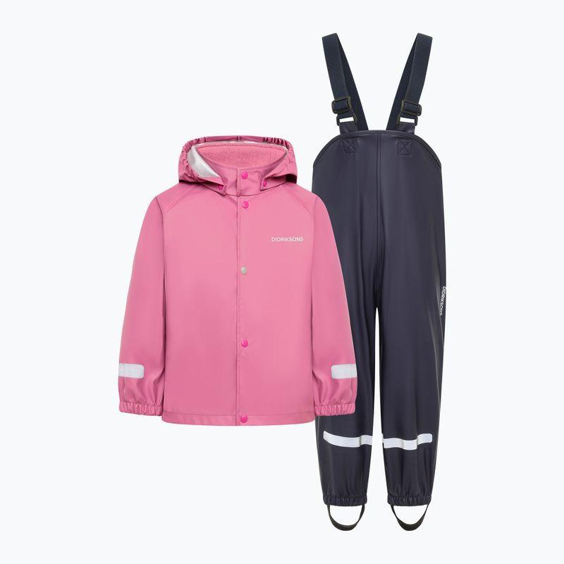 Komplet przeciwdeszczowy dziecięcy Didriksons Slaskeman 4 heather pink