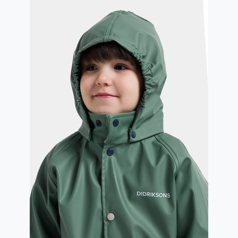 Komplet przeciwdeszczowy dziecięcy Didriksons Slaskeman 4 dark moss 9