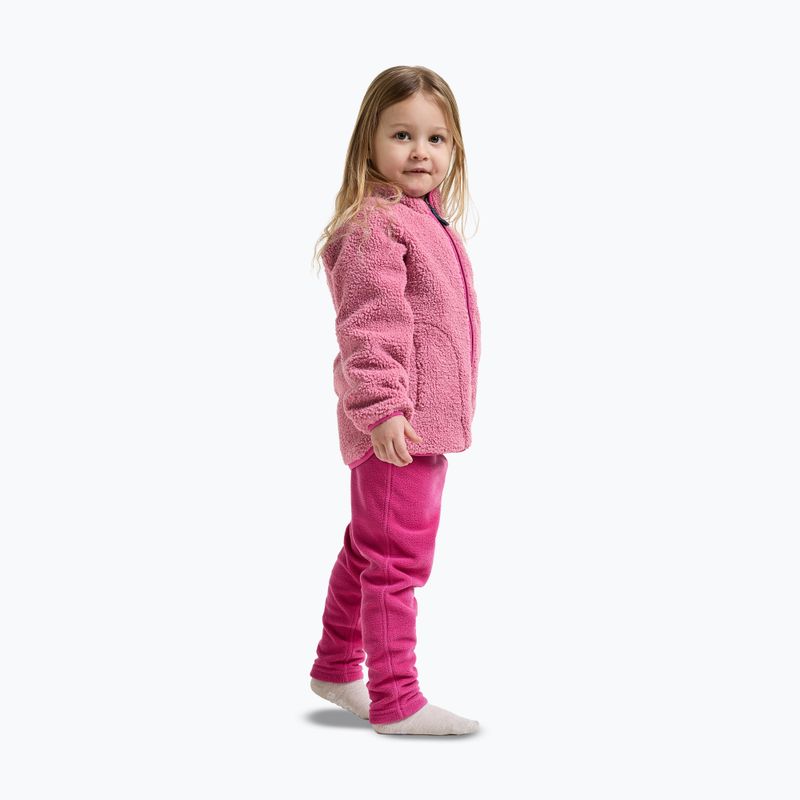 Bluza polarowa dziecięca Didriksons Gibbsc 2 Fz heather pink/cactus pink 6