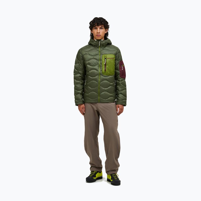 Kurtka puchowa męska Peak Performance Helium Utility Down Hood Pine Needle/Mosswood 2
