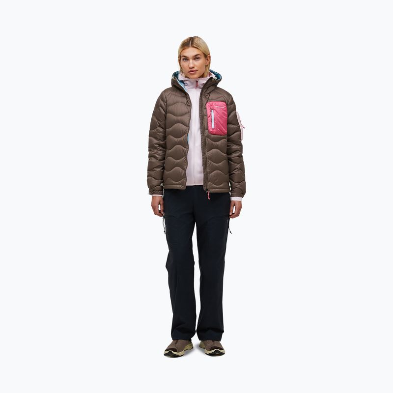 Kurtka puchowa damska Peak Performance Helium Utility Down terrain tan/mountain blush 2