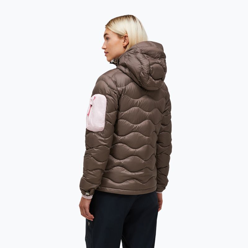 Kurtka puchowa damska Peak Performance Helium Utility Down terrain tan/mountain blush 3