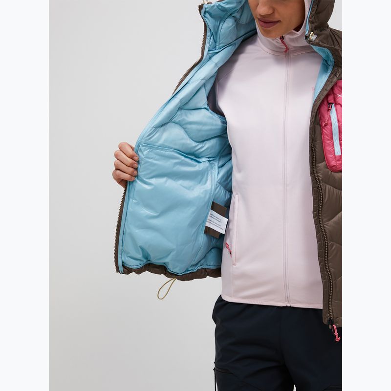 Kurtka puchowa damska Peak Performance Helium Utility Down terrain tan/mountain blush 5