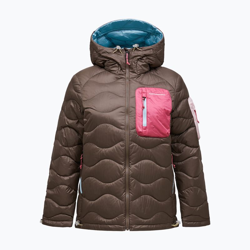 Kurtka puchowa damska Peak Performance Helium Utility Down terrain tan/mountain blush 7