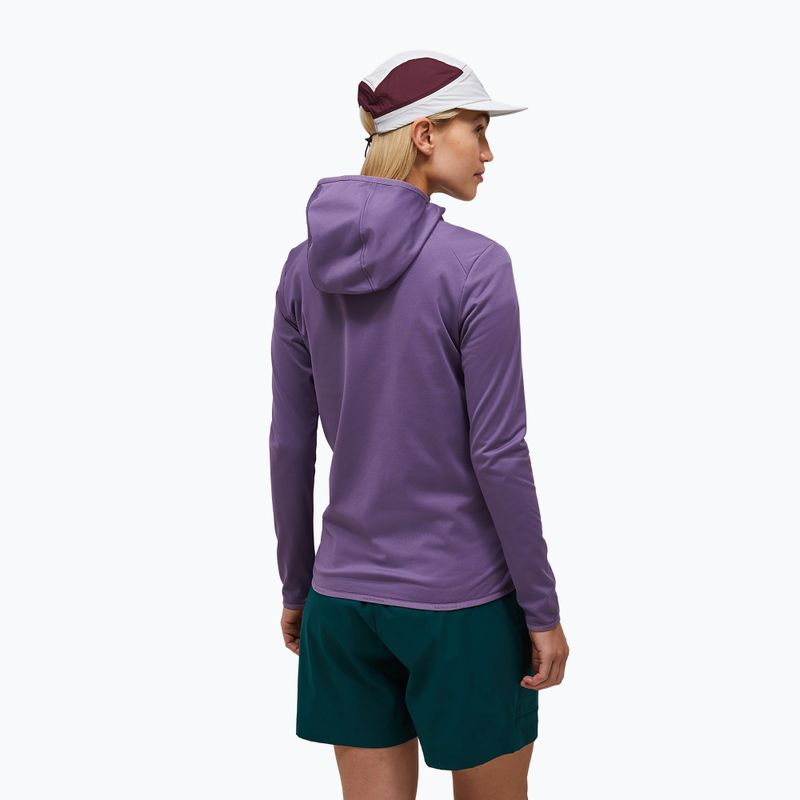Bluza trekkingowa damska Peak Performance Light Zip Hood montana grape 3