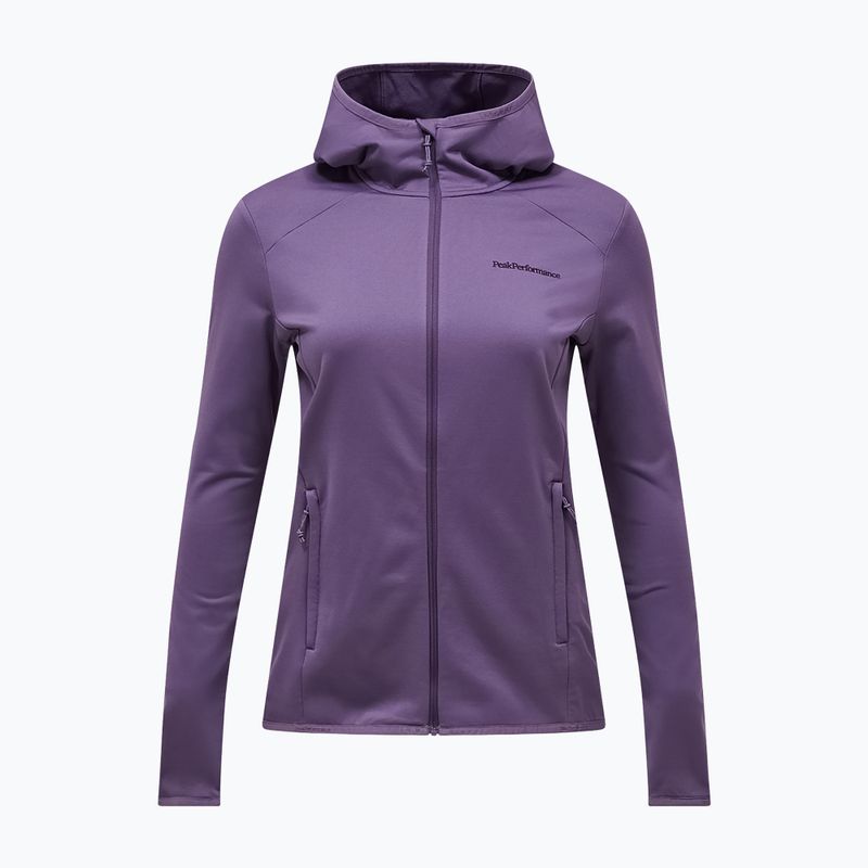 Bluza trekkingowa damska Peak Performance Light Zip Hood montana grape 5