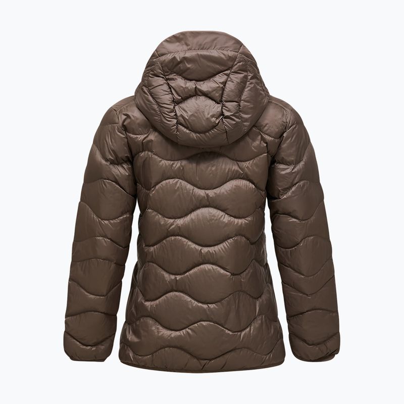 Kurtka puchowa damska Peak Performance Helium Down Hood terrain tan 7