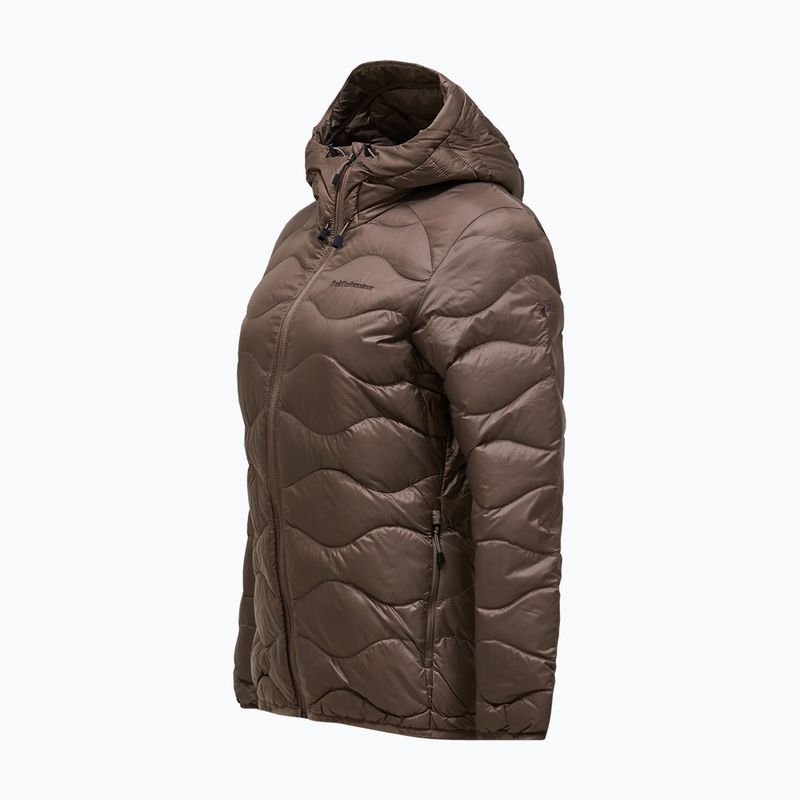 Kurtka puchowa damska Peak Performance Helium Down Hood terrain tan 8