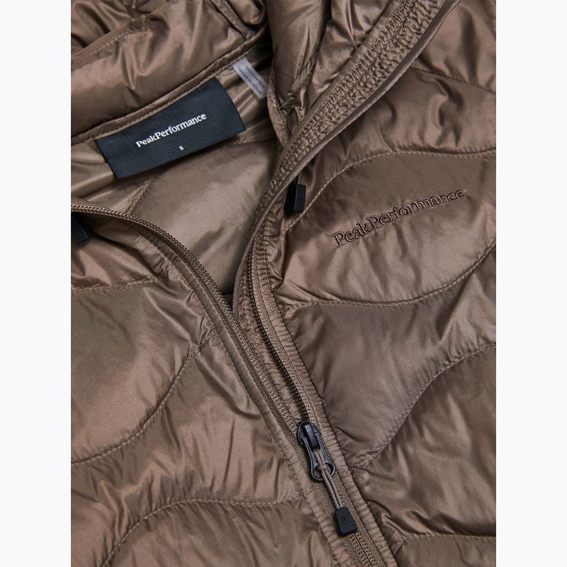 Kurtka puchowa damska Peak Performance Helium Down Hood terrain tan 9