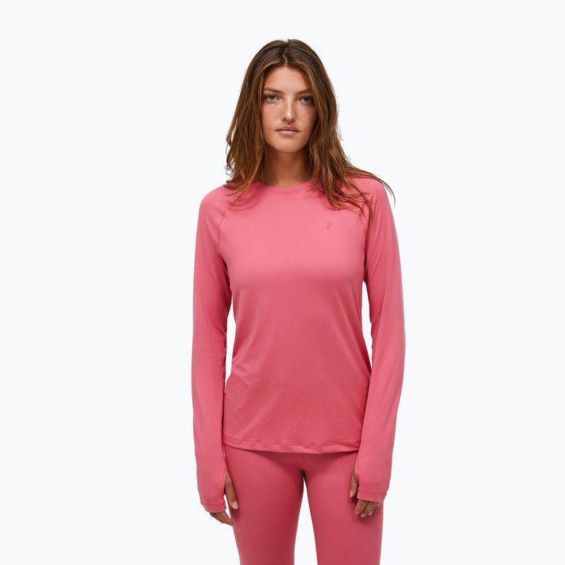 Bluza termoaktywna damska Peak Performance Spirit Crew mountain blush