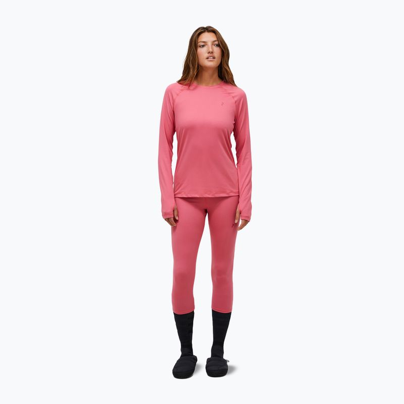 Bluza termoaktywna damska Peak Performance Spirit Crew mountain blush 2