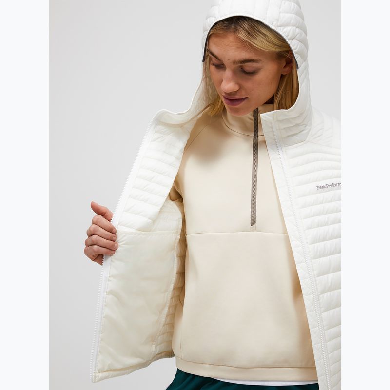 Kurtka ocieplana damska Peak Performance Monolight Synthetic Hood off white 4