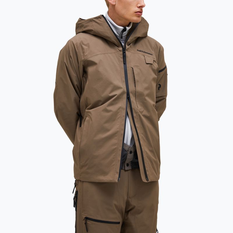 Kurtka męska Peak Performance Alpine GTX 2L Insulated Shell terrain tan 3