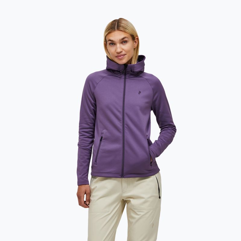 Bluza damska Peak Performance Rider Essentials montana grape/montana grape