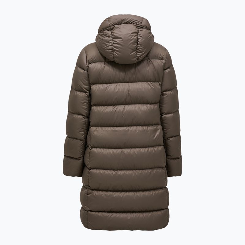 Płaszcz puchowy damski Peak Performance Frost Down Coat terrain tan 2