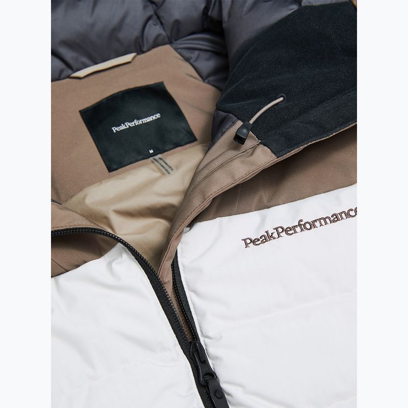 Kurtka narciarska męska Peak Performance Shred Down terrain tan/antarctica 4
