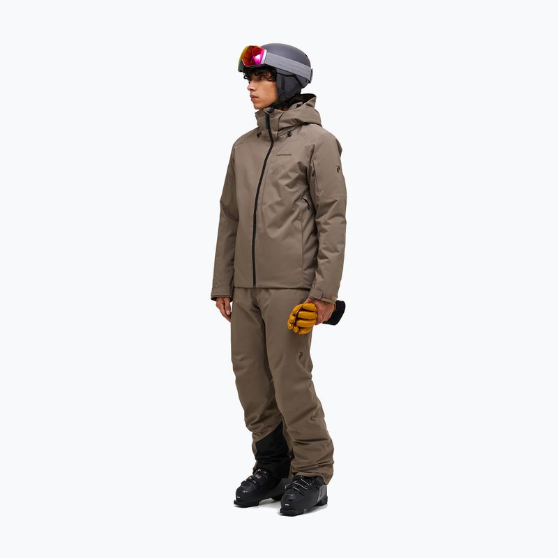 Kurtka narciarska męska Peak Performance Maroon Insulated terrain tan 2