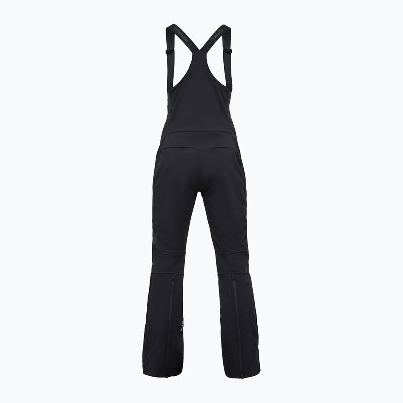 Spodnie narciarskie damskie Peak Performance Stretch Softshell Bib black 6