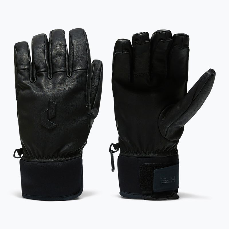 Rękawice narciarskie Peak Performance Leather Hipe Solarcore Insulated black