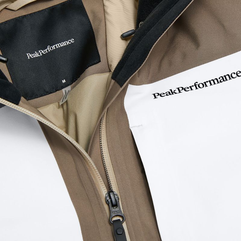Kurtka narciarska męska Peak Performance Whitelight Hipe 2L Insulated Shell terrain tan/antarctica 4