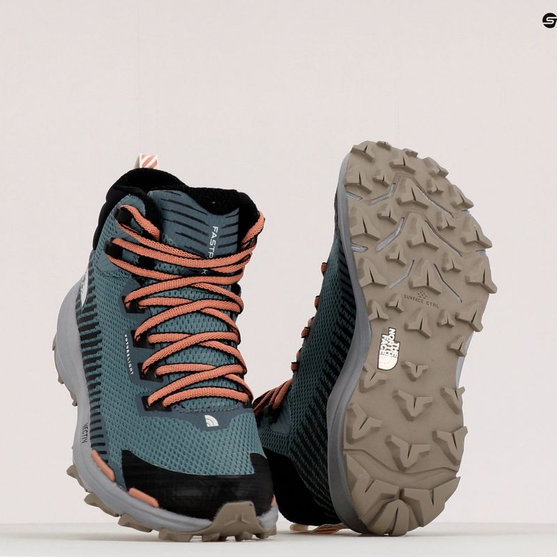 Buty turystyczne damskie The North Face Vectiv Fastpack Mid Futurelight goblin blue/black 10