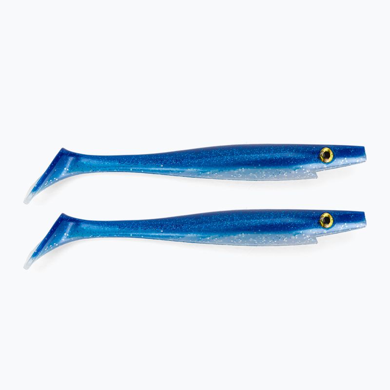 Przynęta gumowa Strike Pro Pig Shad Jr 2 szt. niebieska TEV-SP172C-100