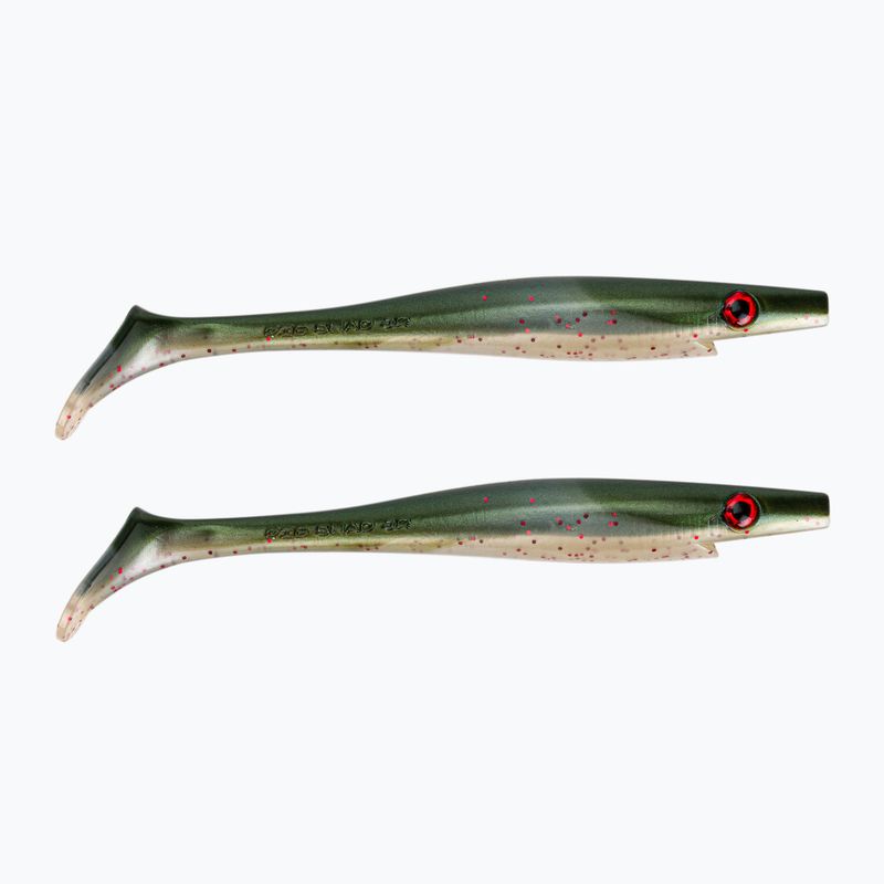 Przynęta gumowa Strike Pro Pig Shad Jr 2 szt. zielona TEV-SP172C-104