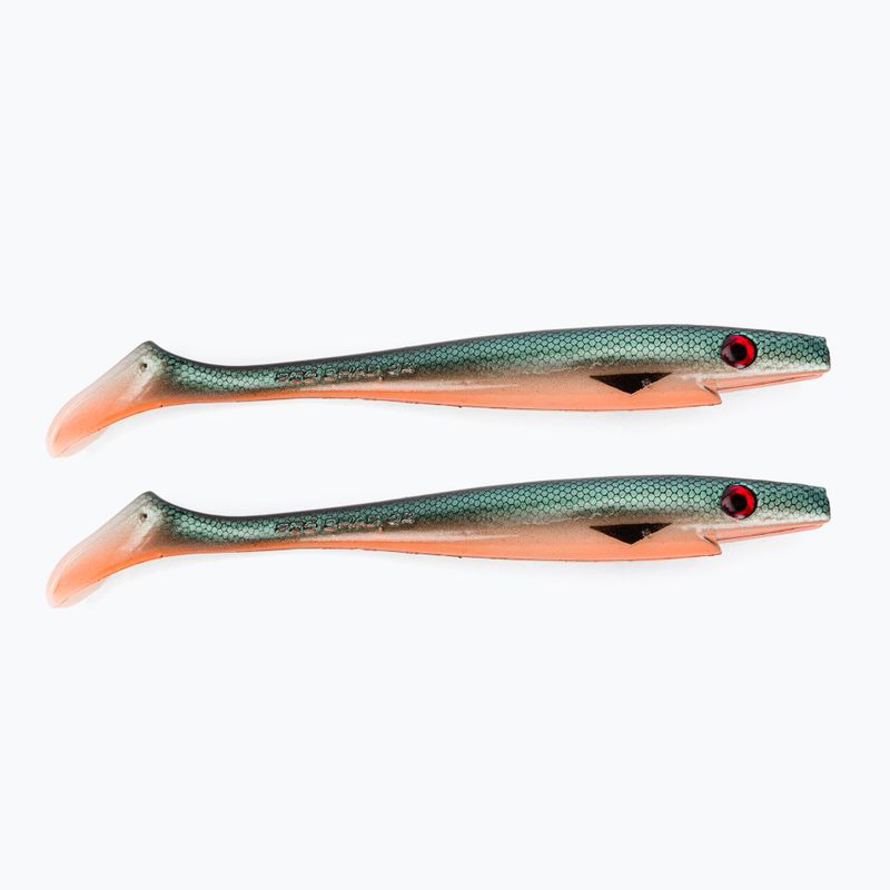 Przynęta gumowa Strike Pro Pig Shad Jr 2 szt. srebrna TEV-SP172C-C099