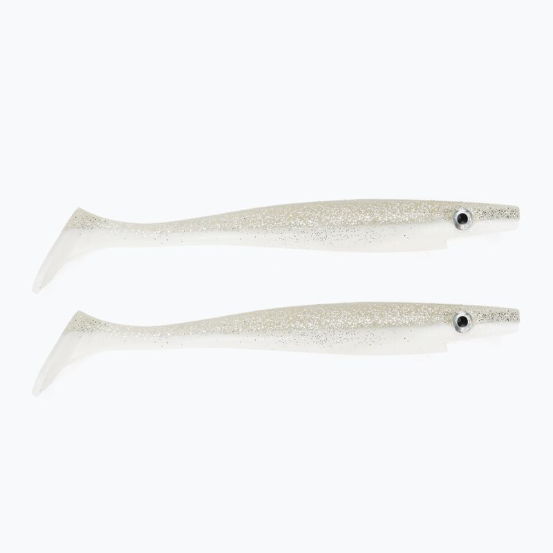 Przynęta gumowa Strike Pro Pig Shad Jr 2 szt. srebrna TEV-SP172C-C014
