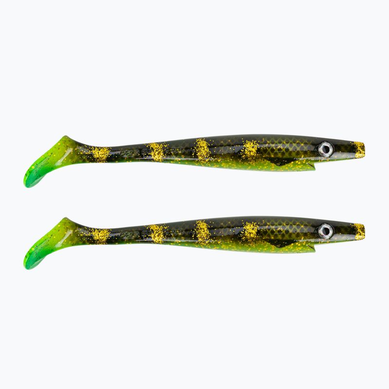 Przynęta gumowa Strike Pro Pig Shad Jr 2 szt. czarno-zielona TEV-SP172C-134