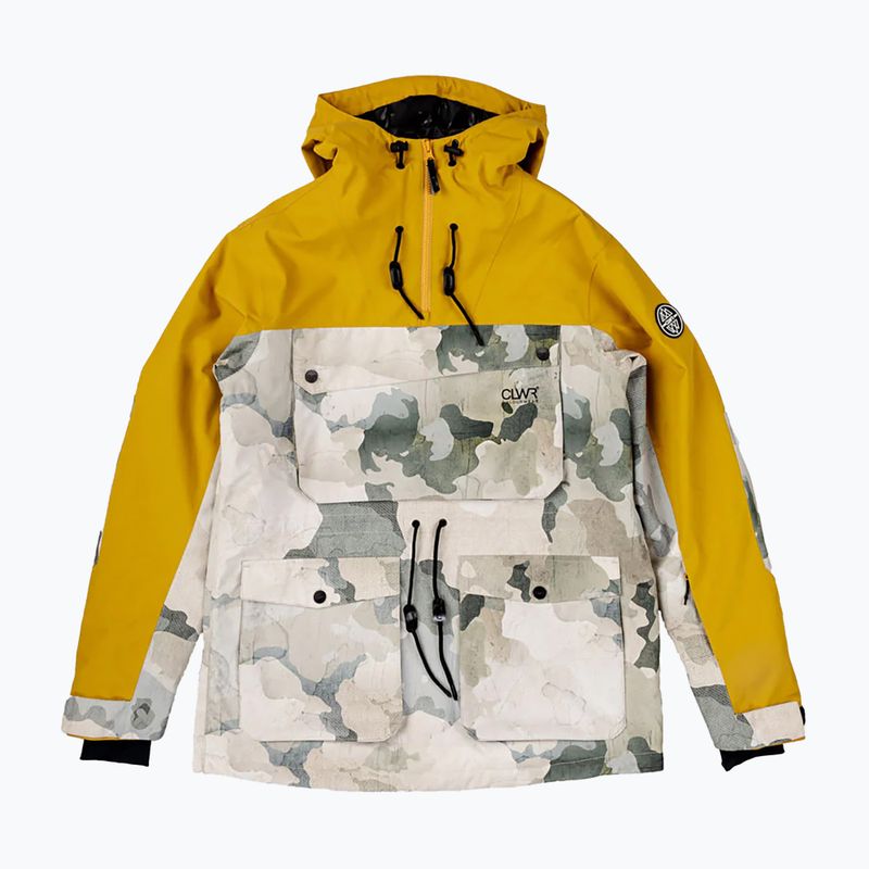 Kurtka snowboardowa męska Colourwear Essential Anorak yellow