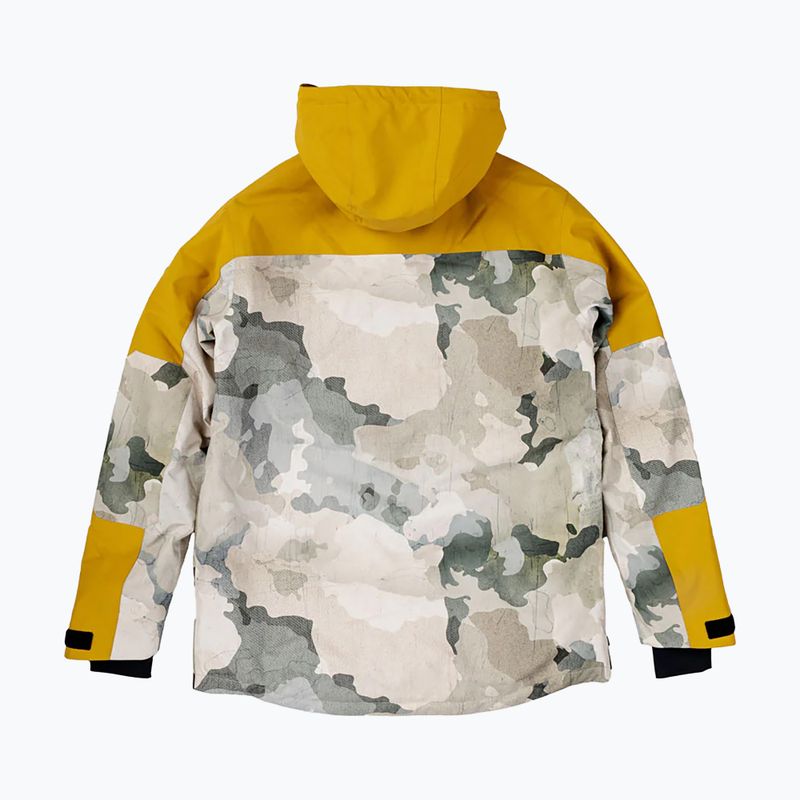 Kurtka snowboardowa męska Colourwear Essential Anorak yellow 2