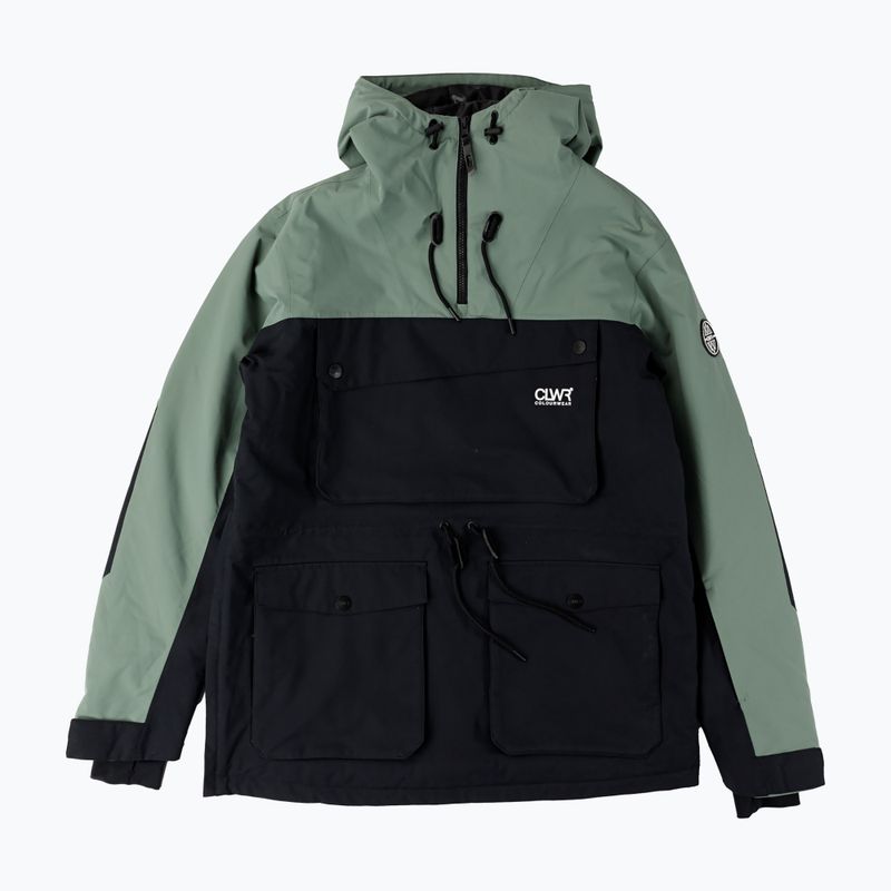 Kurtka snowboardowa męska Colourwear Essential Anorak dk sage