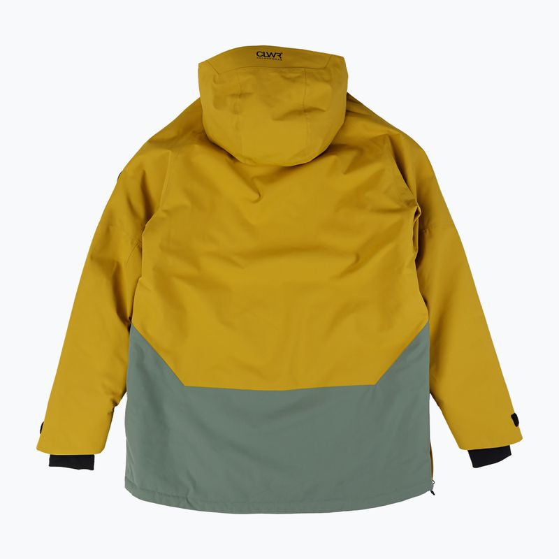 Kurtka snowboardowa męska Colourwear Signature Anorak yellow 2