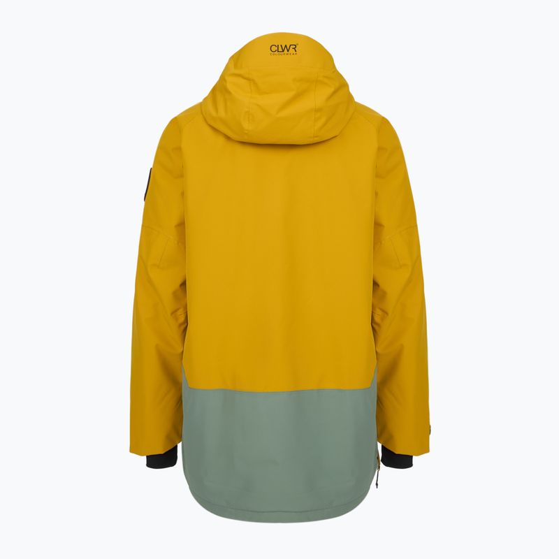 Kurtka snowboardowa męska Colourwear Signature Anorak yellow 2