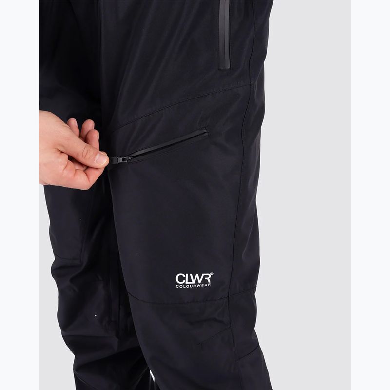 Spodnie snowboardowe męskie Colourwear Slash Bib black 6