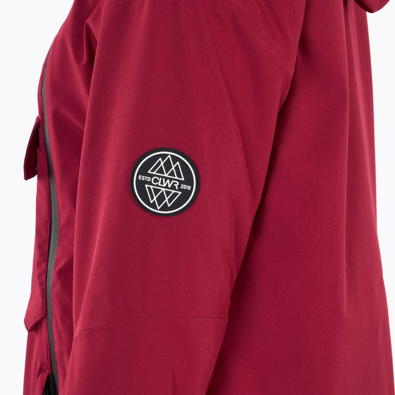 Kurtka snowboardowa damska Colourwear Cake Anorak 2.0 rasberry red 5