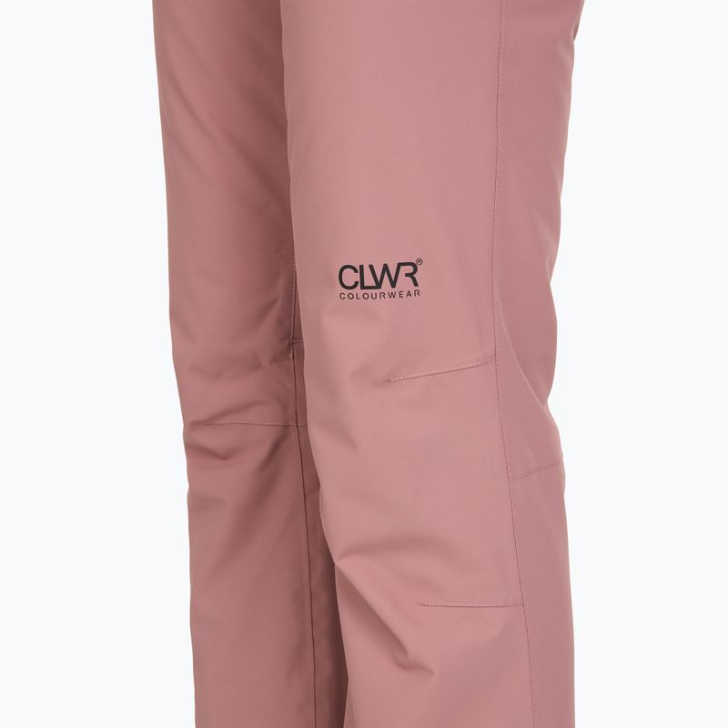 Spodnie snowboardowe damskie Colourwear Cork dk rose 11