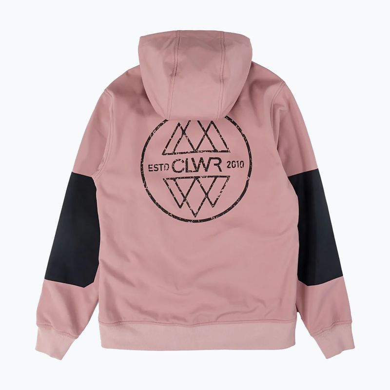 Bluza snowboardowa Colourwear Est 2010 Hood dk rose 2