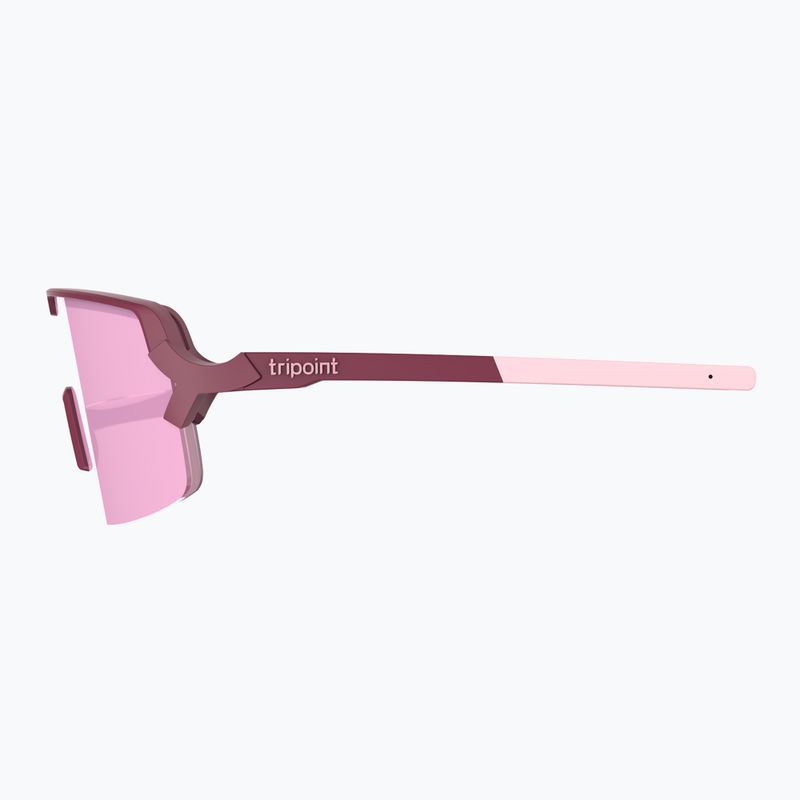 Okulary przeciwsłoneczne Tripoint 008 Lake Prespa matt burgundy/brown/pink multi 3