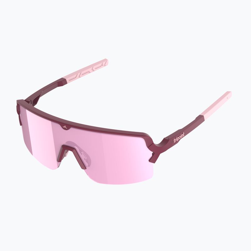 Okulary przeciwsłoneczne Tripoint 009 Lake Prespa Small matt burgundy/brown/pink multi 3
