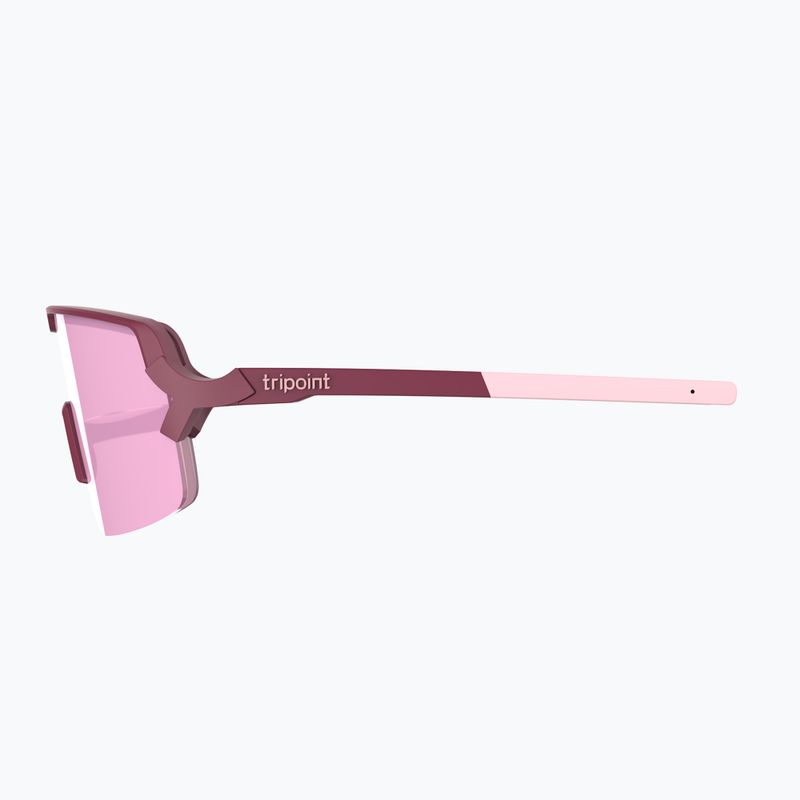 Okulary przeciwsłoneczne Tripoint 009 Lake Prespa Small matt burgundy/brown/pink multi 5