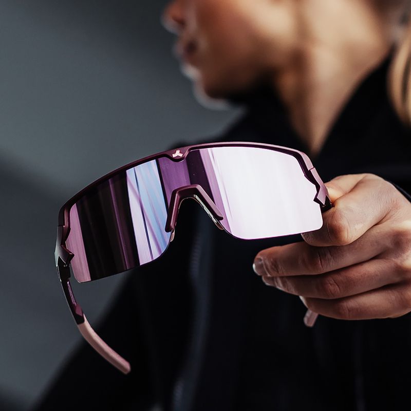 Okulary przeciwsłoneczne Tripoint 009 Lake Prespa Small matt burgundy/brown/pink multi 10