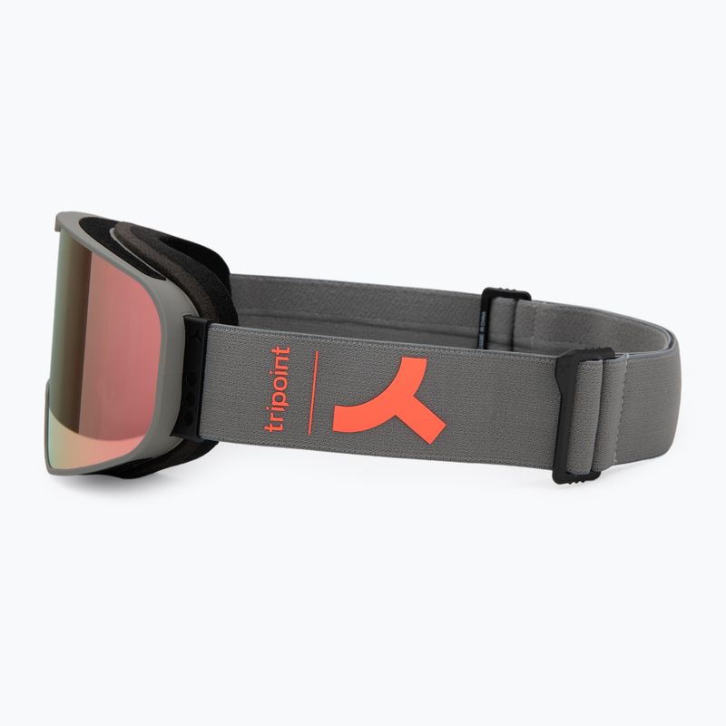Gogle narciarskie Tripoint 109 Tumba Peak Small matt grey/brown/peach multi 4