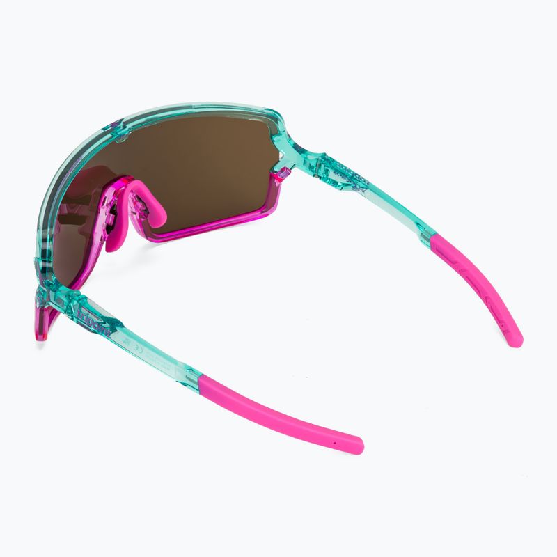 Okulary przeciwsłoneczne Tripoint 008 Lake Prespa X crystal neon turquoise/brown/pink multi 2