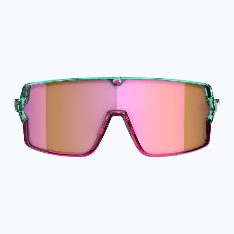 Okulary przeciwsłoneczne Tripoint 008 Lake Prespa X crystal neon turquoise/brown/pink multi 2