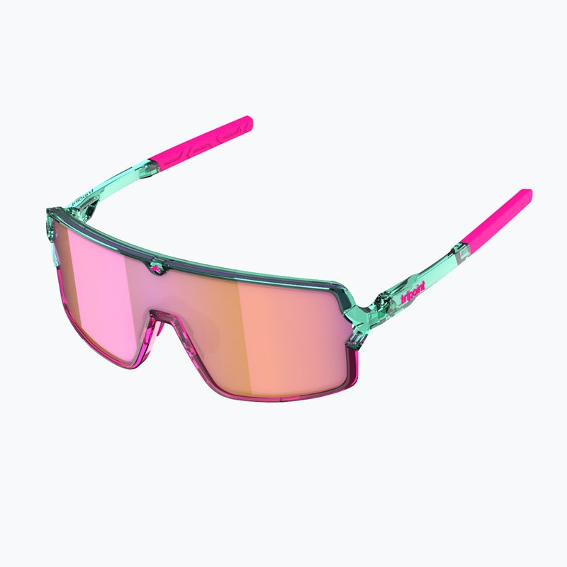 Okulary przeciwsłoneczne Tripoint 008 Lake Prespa X crystal neon turquoise/brown/pink multi 3